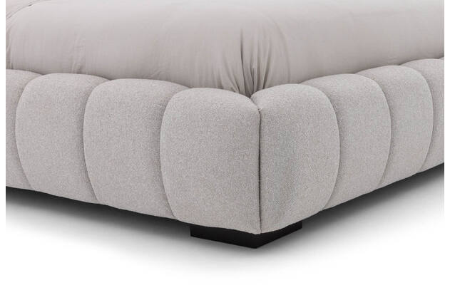 Goossens gestoffeerd bedframe amalfi grijs stof - 8240333-goossens-amalfi-bedframe-stof-05