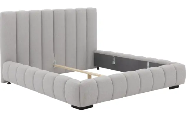 Goossens gestoffeerd bedframe amalfi grijs stof - 8240333-goossens-amalfi-bedframe-stof-08