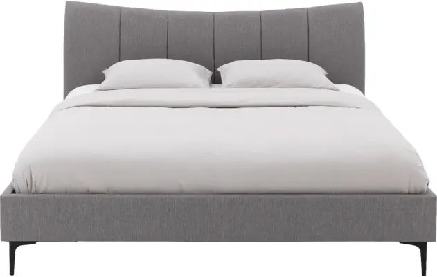 Goossens gestoffeerd bedframe victory grijs stof - 8241816-goossens-victory-bedframe-stof-02