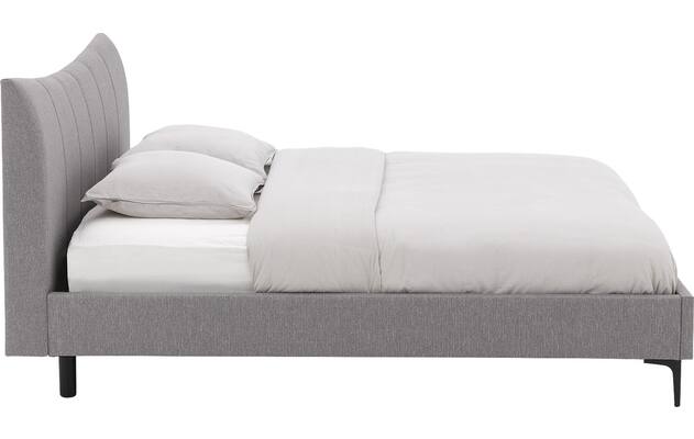 Goossens gestoffeerd bedframe victory grijs stof - 8241816-goossens-victory-bedframe-stof-03
