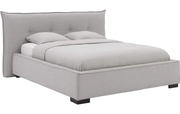 Goossens gestoffeerd bedframe bolzano storage grijs stof - 8241819-goossens-bolzano-storage-bedframe-stof-01