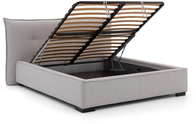 Goossens gestoffeerd bedframe bolzano storage grijs stof - 8241819-goossens-bolzano-storage-bedframe-stof-06