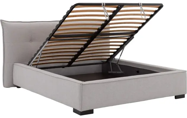 Goossens gestoffeerd bedframe bolzano storage grijs stof - 8241819-goossens-bolzano-storage-bedframe-stof-06