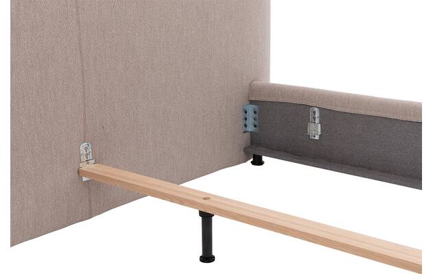 Goossens gestoffeerd bedframe sienna beige stof - 8241820-goossens-sienna-bedframe-stof-09