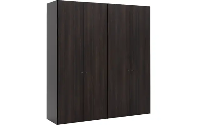 Goossens kledingkast ambra zwart hoogwaardig meubelplaat - 8241883-goossens-ambra-zwart-draaideuren-16