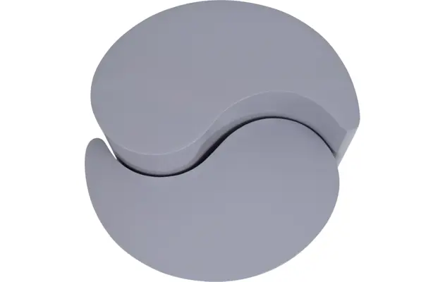 Goossens bijzettafel yin yang grijs metaal - 8241938-goossens-yin-yang-kleinmeubel-metaal-06