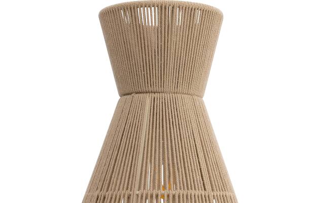Goossens hanglamp fresia bruin stof - 8242007-frandsen-fresia-e27-05