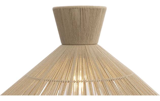 Goossens hanglamp fresia bruin stof - 8242008-frandsen-fresia-e27-06