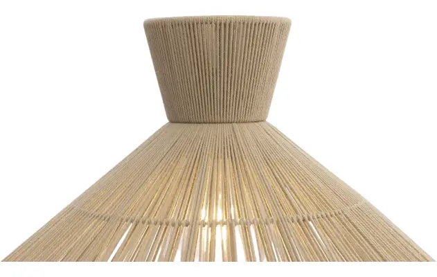 Goossens hanglamp fresia bruin stof - 8242008-frandsen-fresia-e27-06
