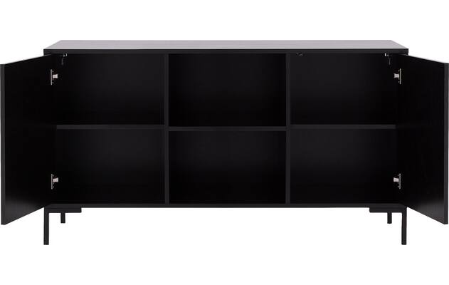 Goossens basic dressoir madrid zwart melamine - 8242055-goossens-basic-madrid-dressoir-melamine-03