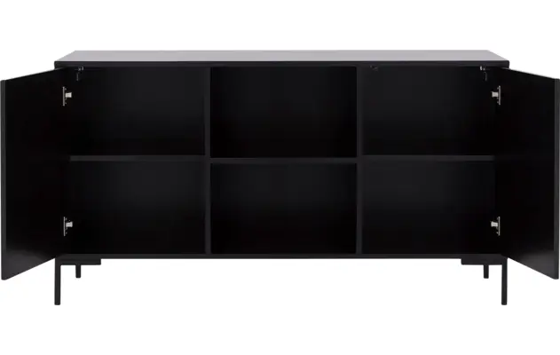 Goossens basic dressoir madrid zwart melamine - 8242055-goossens-basic-madrid-dressoir-melamine-03