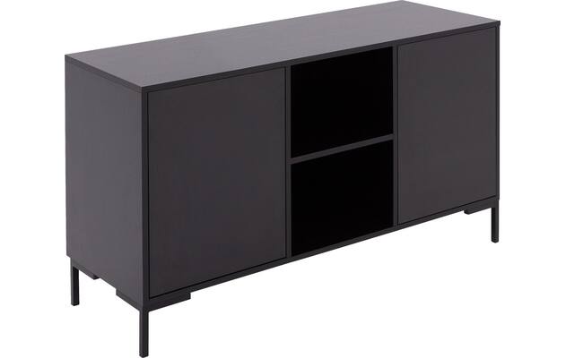 Goossens basic dressoir madrid zwart melamine - 8242055-goossens-basic-madrid-dressoir-melamine-04