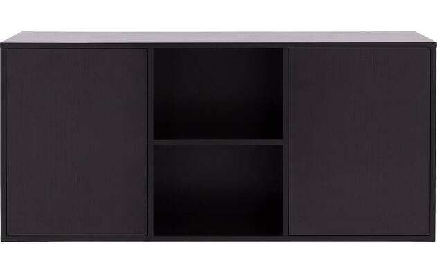 Goossens basic dressoir madrid zwart melamine - 8242055-goossens-basic-madrid-dressoir-melamine-09