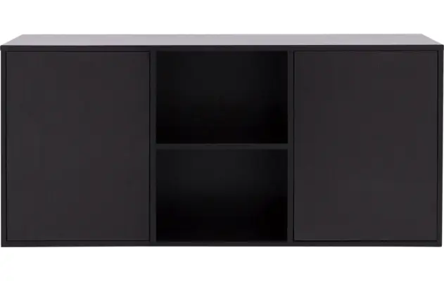 Goossens basic dressoir madrid zwart melamine - 8242055-goossens-basic-madrid-dressoir-melamine-09