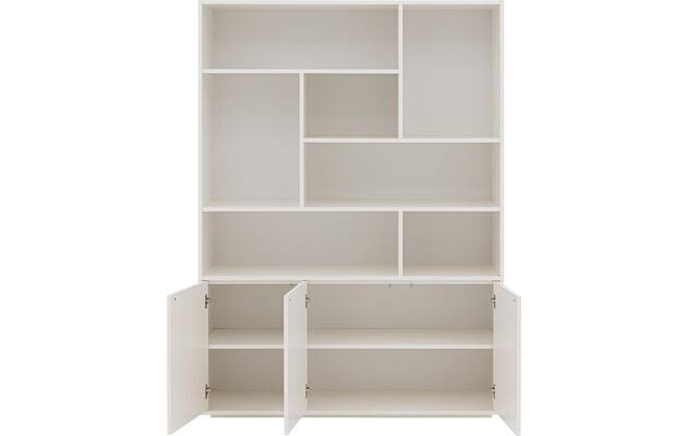 Goossens basic buffetkast madrid wit melamine - 8242778-goossens-basic-madrid-buffetkast-melamine-02