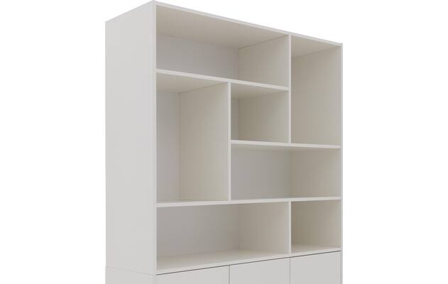 Goossens basic buffetkast madrid wit melamine - 8242778-goossens-basic-madrid-buffetkast-melamine-05