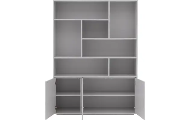 Goossens basic buffetkast madrid grijs melamine - 8242779-goossens-basic-madrid-buffetkast-melamine-02