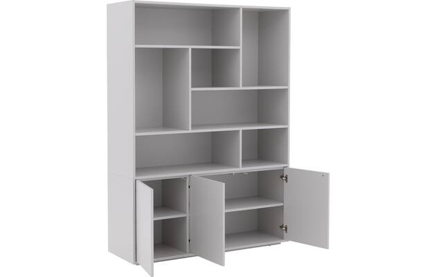 Goossens basic buffetkast madrid grijs melamine - 8242779-goossens-basic-madrid-buffetkast-melamine-04