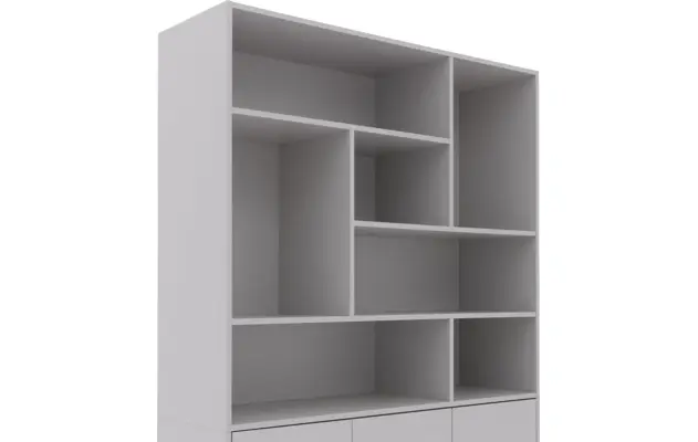 Goossens basic buffetkast madrid grijs melamine - 8242779-goossens-basic-madrid-buffetkast-melamine-05