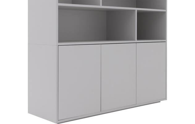 Goossens basic buffetkast madrid grijs melamine - 8242779-goossens-basic-madrid-buffetkast-melamine-06