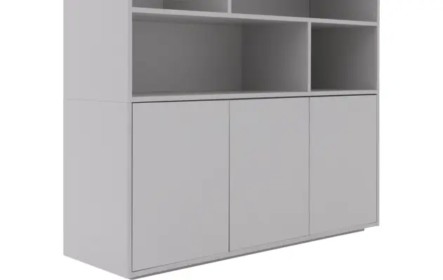 Goossens basic buffetkast madrid grijs melamine - 8242779-goossens-basic-madrid-buffetkast-melamine-06