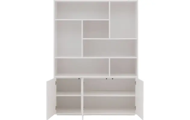 Goossens basic buffetkast madrid wit melamine - 8242780-goossens-basic-madrid-buffetkast-melamine-02