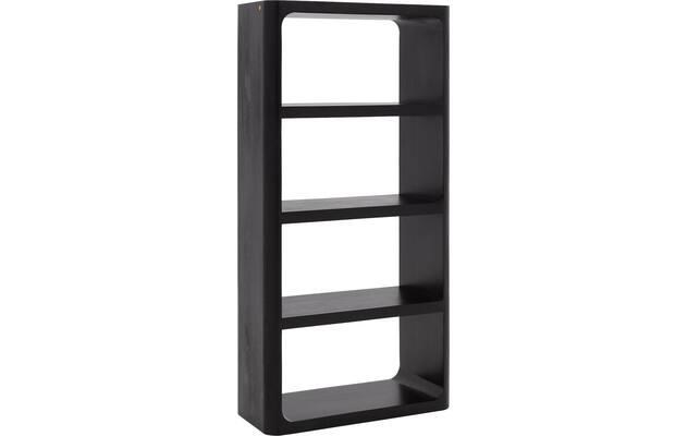 Goossens boekenkast henning zwart mango - 8242818-goossens-henning-boekenkast-mango-02