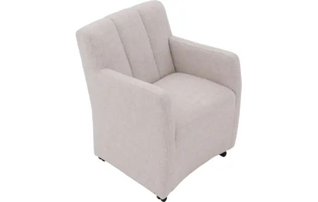 Goossens eetkamerstoel lewise beige stof - 8242937-goossens-lewise-eetkamerstoel-stof-wit-05