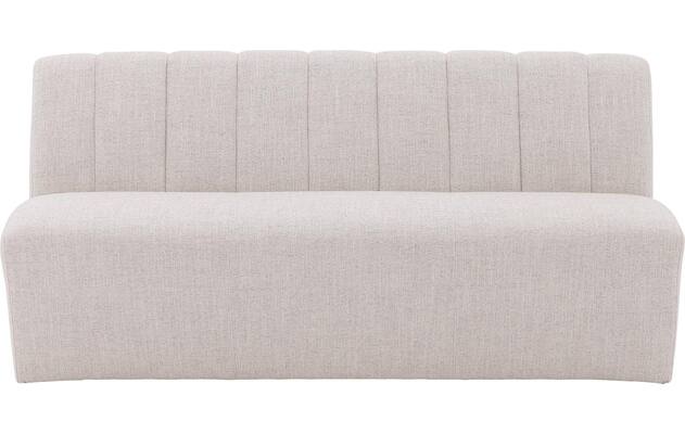 Goossens eetkamerbank lewise beige stof - 8242938-goossens-lewise-eetkamerstoel-stof-wit-03