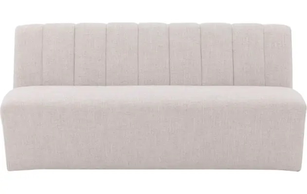 Goossens eetkamerbank lewise beige stof - 8242938-goossens-lewise-eetkamerstoel-stof-wit-03