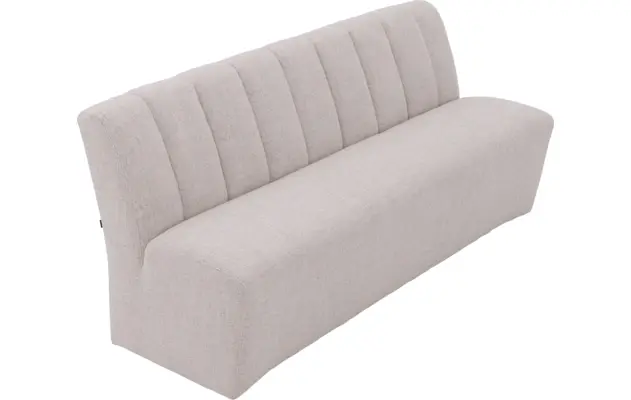 Goossens eetkamerbank lewise beige stof - 8242938-goossens-lewise-eetkamerstoel-stof-wit-04