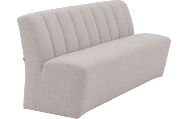 Goossens eetkamerbank lewise beige stof - 8242938-goossens-lewise-eetkamerstoel-stof-wit-05