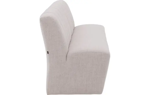 Goossens eetkamerbank lewise beige stof - 8242938-goossens-lewise-eetkamerstoel-stof-wit-06