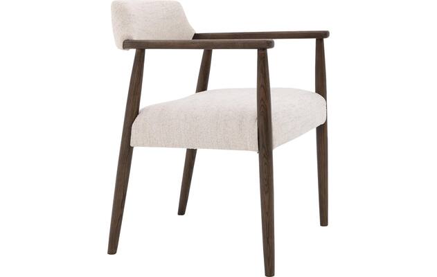 Goossens eetkamerstoel jesper beige stof - 8242954-goossens-jesper-eetkamerstoel-stof-wit-06