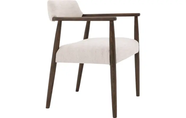 Goossens eetkamerstoel jesper beige stof - 8242954-goossens-jesper-eetkamerstoel-stof-wit-06
