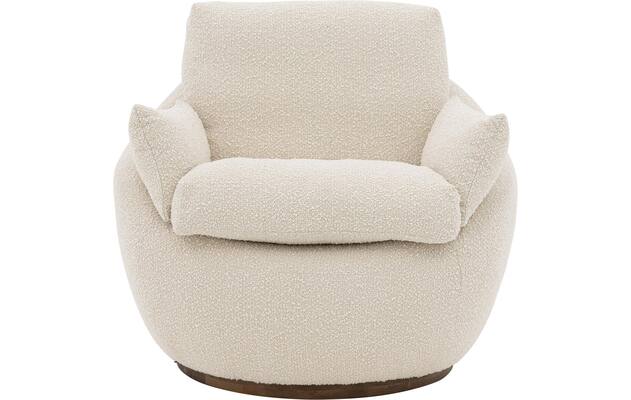 Goossens draaifauteuil lazy wit stof - 8243292-goossens-lazy-fauteuil-stof-03