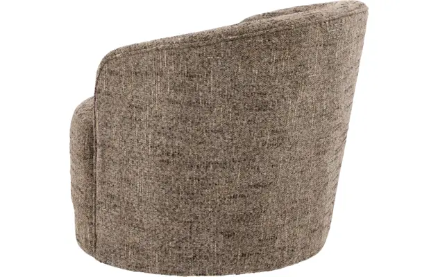 Goossens draaifauteuil milk bruin stof - 8243296-goossens-milk-fauteuil-stof-02
