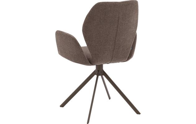 Goossens eetkamerstoel hera bruin stof - 8243311-goossens-hera-stoel-onderdelen-stof-02