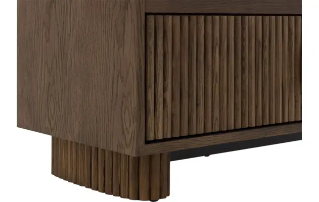 Goossens basic vitrinekast melani bruin eiken - 8243327-goossens-basic-melani-vitrinekast-eiken-06