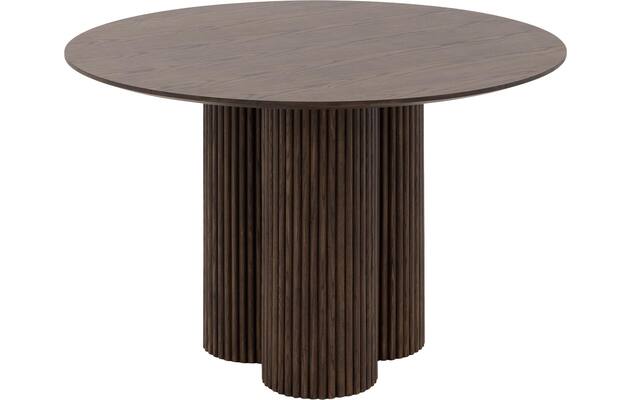Goossens basic eettafel melani bruin eiken - 8243328-goossens-basic-melani-eettafel-eiken-bruin-02