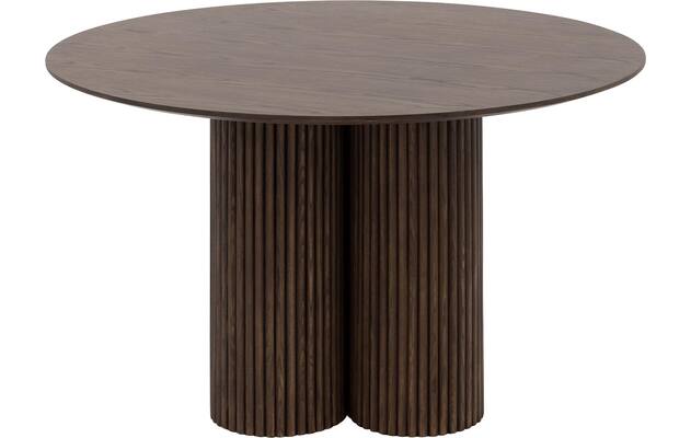 Goossens basic eettafel melani bruin eiken - 8243328-goossens-basic-melani-eettafel-eiken-bruin-03