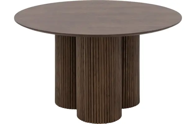 Goossens basic eettafel melani bruin eiken - 8243329-goossens-basic-melani-eettafel-eiken-bruin-02