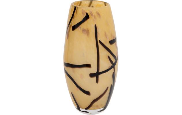 Goossens vaas eskil bruin glas - 8243335-goossens-eskil-woon-accessoires-glas-02