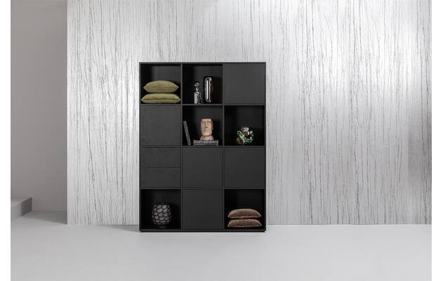 Goossens wandmeubel sevilla zwart eiken - 8243356-goossens-sevilla-wandmeubel-eiken-02