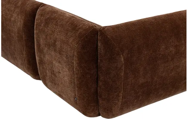Goossens hoekbank kelsey bruin stof - 8243402-gespiegeld-06