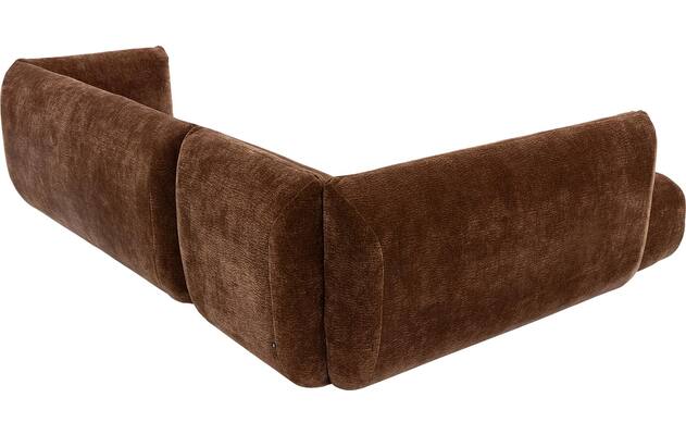 Goossens hoekbank kelsey bruin stof - 8243402-gespiegeld-07