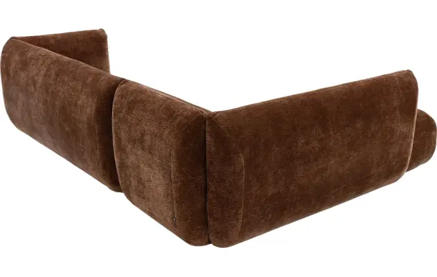 Goossens hoekbank kelsey bruin stof - 8243402-gespiegeld-07