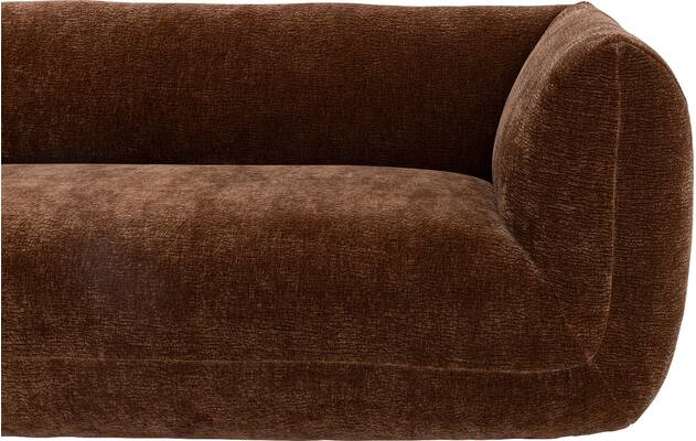 Goossens hoekbank kelsey bruin stof - 8243402-gespiegeld-09