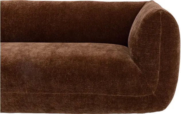 Goossens hoekbank kelsey bruin stof - 8243402-gespiegeld-09