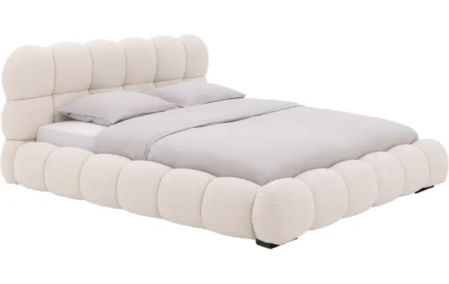 Goossens gestoffeerd bedframe cloud beige stof - 8243570-goossens-cloud-bedframe-stof-02